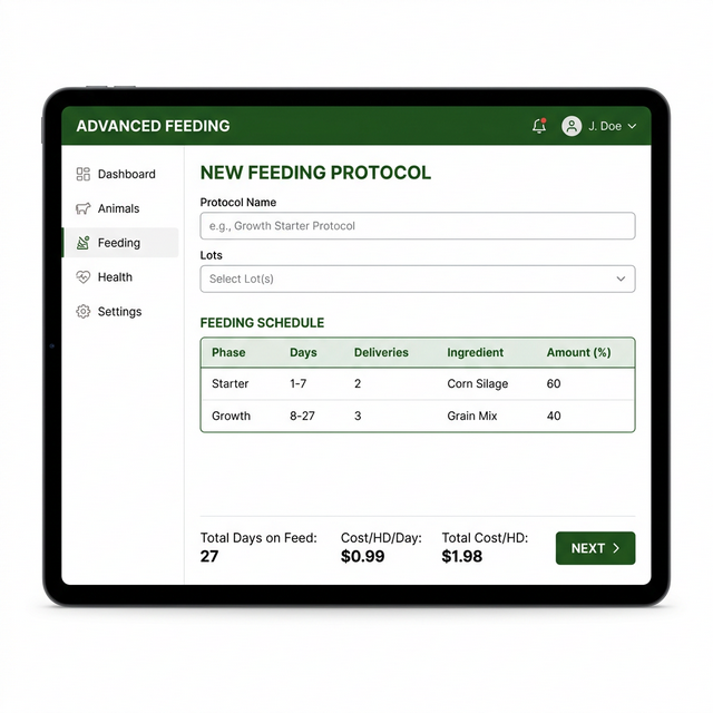 Advanced Feeding Protocol